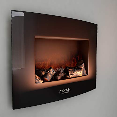 Chimenea eléctrica decorativa de 2000W con llama ajustable Ready Warm 2210 Curved 6