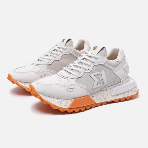 Image of The NSJ358 is a Modern Sneaker Made of Leather, It has a Sporty Made by a Stylish Design for Outstanding Look.Durability and Comfort.