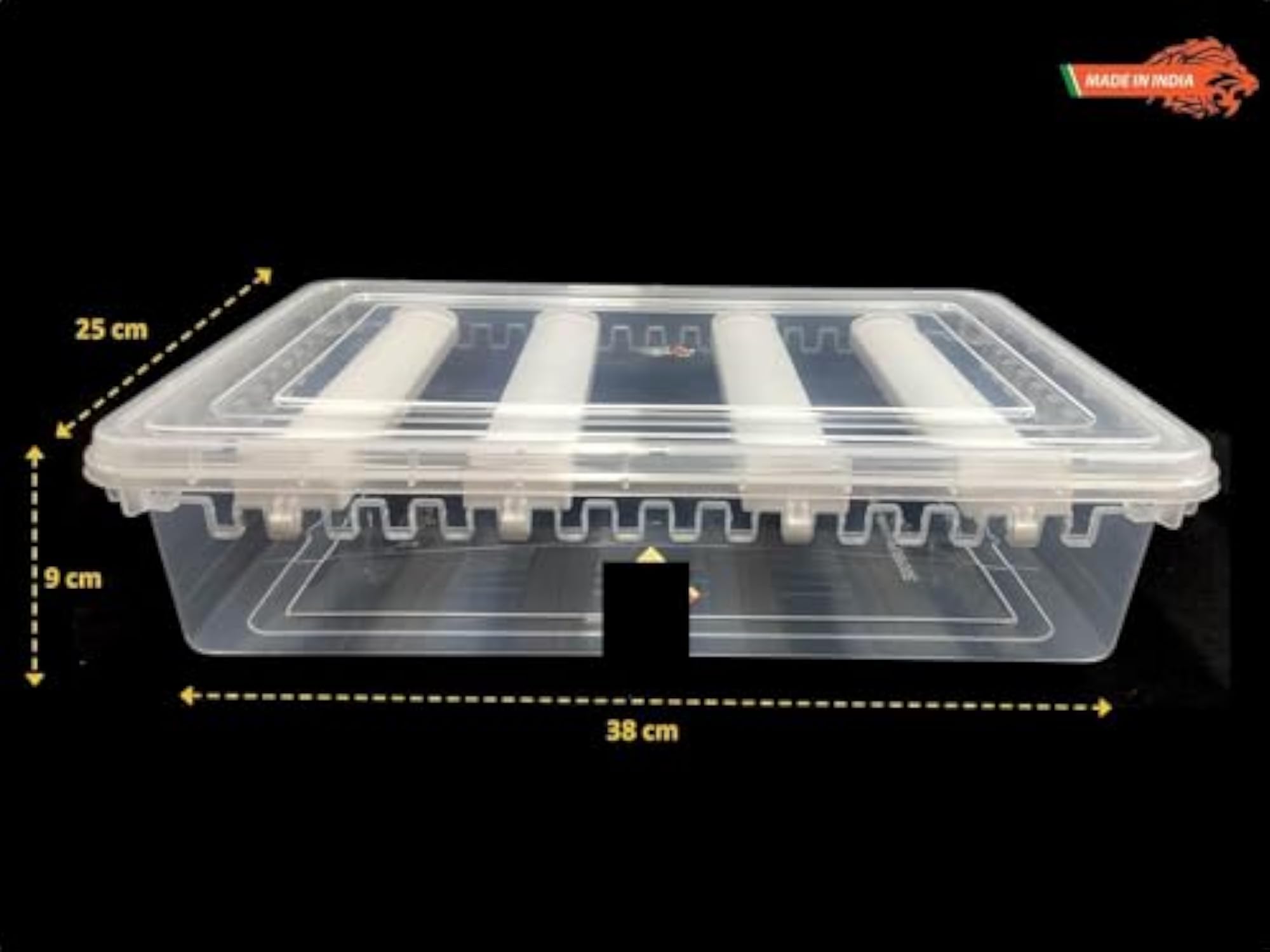 Plastic Adjustable Bangle Box Organizer, Transparent