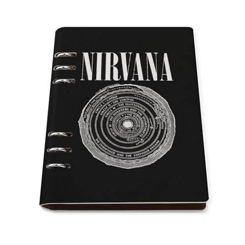 ノート ニルヴァーナ メモ帳 バインダーノート A5 6穴 90枚 てちょう ハードカバー メモ ンダー A5サイズ 横罫線 ??本 文房具 オフィス用品 ルーズリーフ 学生 キャンパス おしゃれ プレゼント 贈り物