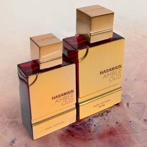 Image of inchAl Haramain Amber Oud Eau De Parfum Spray - Unisex Arabian Perfume for Men & Women | Long-Lasting Fragrance (120ml, Ruby Edition) inch