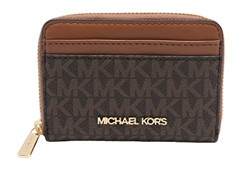 Michael Kors Jet Set Travel Medium Zip Around Kartenetui Braun