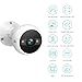 Kasa Smart 2K QHD Security Camera Outdoor Wired, IP65, Starlight Sensor & 98Ft Night Vision, Motion/Person Detection, 2 Way Audio w/Siren, Cloud/SD Card Storage, Alexa &Google Home Compatible(KC420WS)