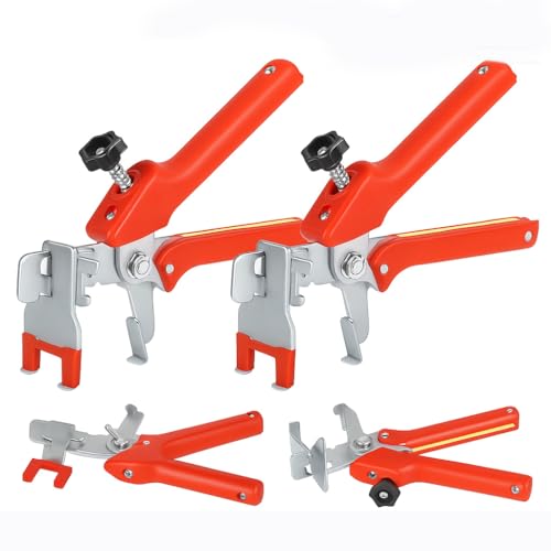 Alicates para sistema de nivelación de azulejos, herramienta de instalación de azulejos resistente con tensión ajustable, mango ergonómico, espaciador de azulejos de piso y pared, alicates niveladores