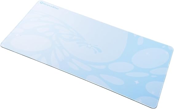 GravaStar Large Gaming Mouse Pad with Non-Slip Rubber Base,Stitched Edge,Desk mat for Laptop,Computer & PC, Wristing Pad for Gamer,Office & Home, 31.5 * 15.7 Inch - Blue