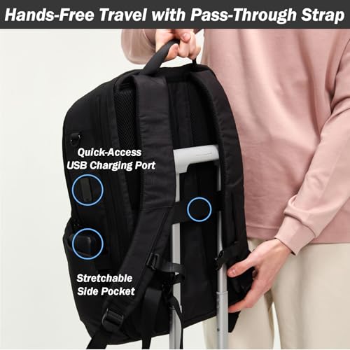PUREVAVE YKK Zipper Travel Laptop Backpack for Men, and Women 6