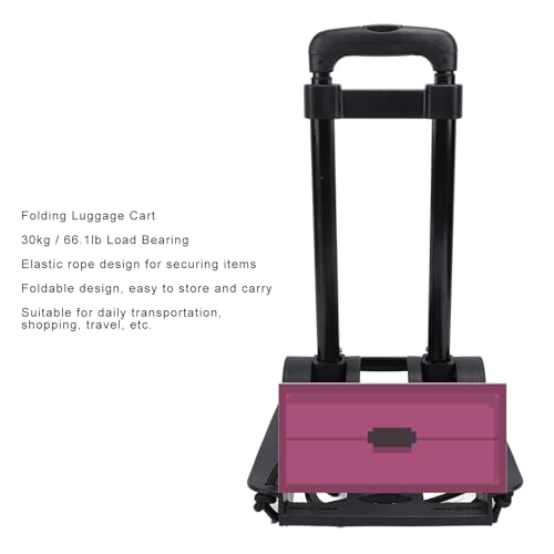 Carrito Plegable Ligero con 4 Ruedas para Transporte miniatura 3