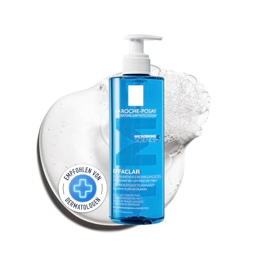 La Roche Posay Effaclar Schäumendes Reinigungsgel für zu Akne neigende, fettige Haut, Reinigt und beruhigt, Mit Phylobioma und Zink, 400 ml