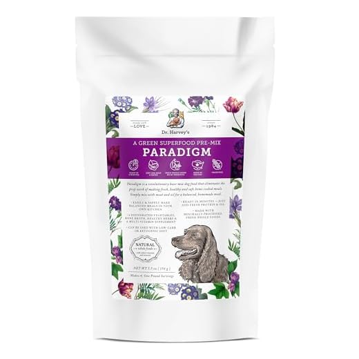 Dr. Harvey's Paradigm Green Superfood Dog Food, Human Grade Dehydrated Grain Free Base Mix for Dogs, Diabetic Low Carb Ketogenic Diet (Trial Size 5.5 oz)