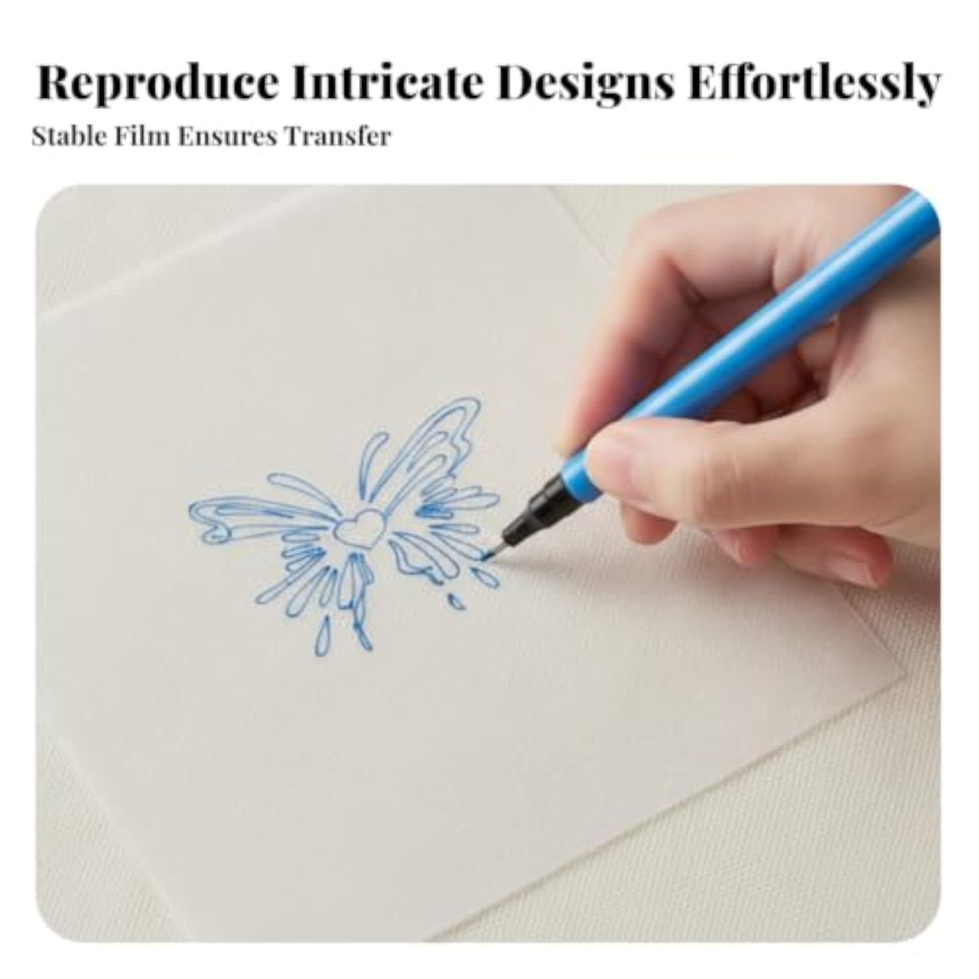 5 Pieces Resealable Embroidery Transfer Paper for Easy Crafting