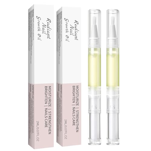 Tpyag Nail Growth Pen Radiant Nail Growth & Strengthening Oil Pen with Cuticle Care and Manicure Nourishment for Moisturizing Nail Care 2Pcs