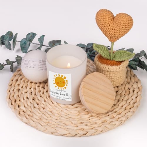 Birthday Pamper Gifts For Women,7 Luxury Pamper Hamper Gifts for Her,Sunflower Birthday Gifts for Her,Get Well Soon Gifts Self Care Package Presents Ideas for Siste,Best Friend, Mum - Image 5