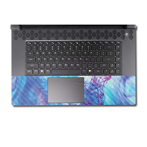 Image of MightySkins Carbon Fiber Skin Compatible with Alienware M17 R5 (2022) Full Wrap Kit - Paint Vapor | Protective, Durable Textured Carbon Fiber Finish | Easy to Apply & Change Styles | Made in The USA