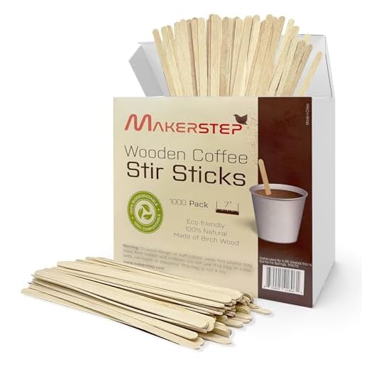 Eco-Friendly Birch Wood Coffee Stirrers