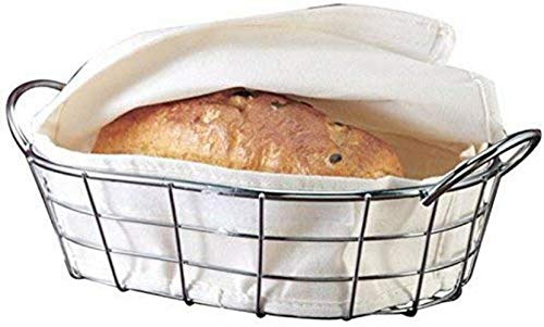 Oval Metal Wire Bread Box, Fruit Basket For Baguette, Sourdough, Food | Pantry