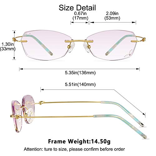 Image of YEIN Blue Light Blocking Glasses, Anti Eyestrain, TV Glasses for Women Men