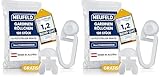 NEUFELD® 120 Gardinenröllchen für Innenlauf Schienen (inkl. 6 Feststeller) I Waschfeste Vorhangrollen I Gardinenhaken Gleiter [8mm Standardgröße] (120) (Packung mit 2)