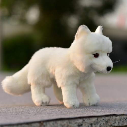 Peluche renard arctique doudou samoyède cadeau de naissance idéal - 2