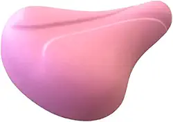 Selim de Bicicleta Rosa Confortável com Design Ergonômico – Banco Estofado para Bike Feminina, Passeio e Lazer