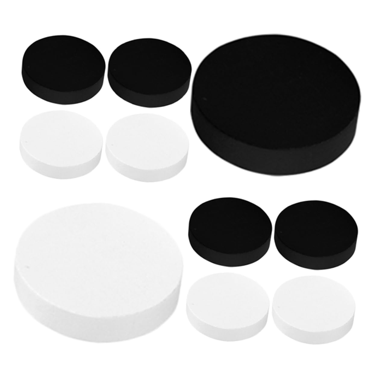 HANABASS 10 Pcs Tabletop Hockey Game Fast Sling Puck Action for Family Fun Boosts Skills Coordination for Adults Portable Design for