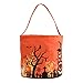 BEE&FLOWER Halloween Beutel mit Lichterketten, Halloween Kürbis Candy Bag Kinder Betteltaschen Beutel Süßigkeit Trick or Treat Tasche Kürbis Taschen Party Tragetaschen fur Kinder