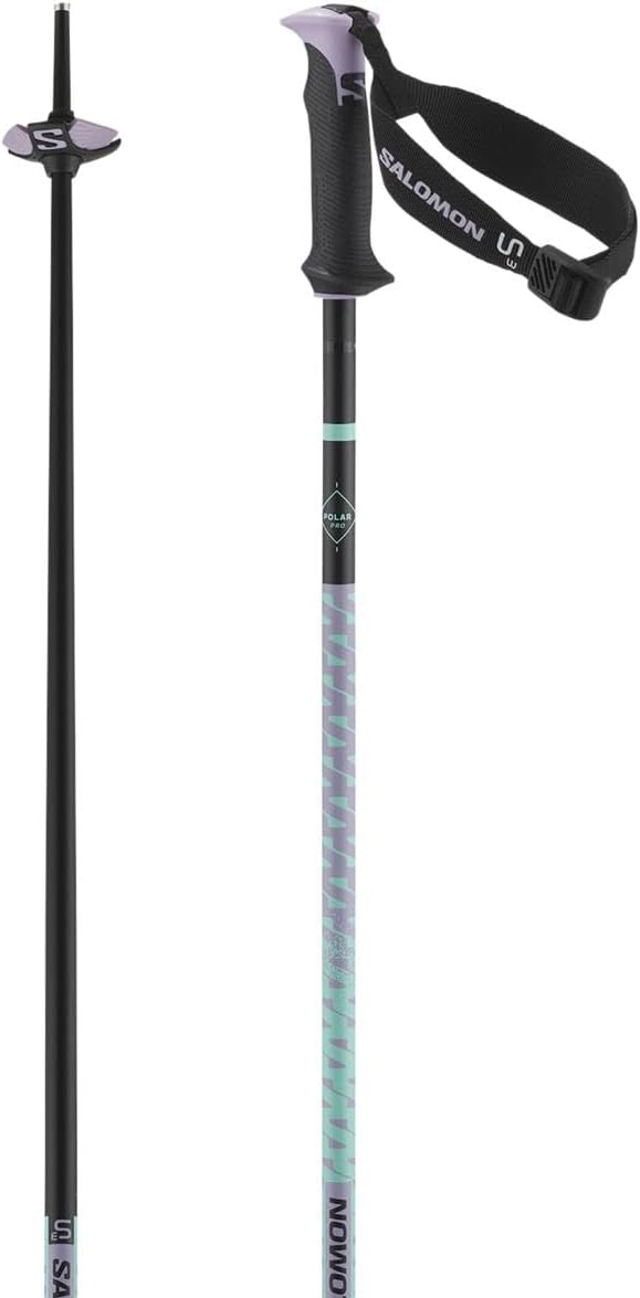 SALOMON サロモン 伸縮式 スキーストック 100-123cm カーボン サロモン