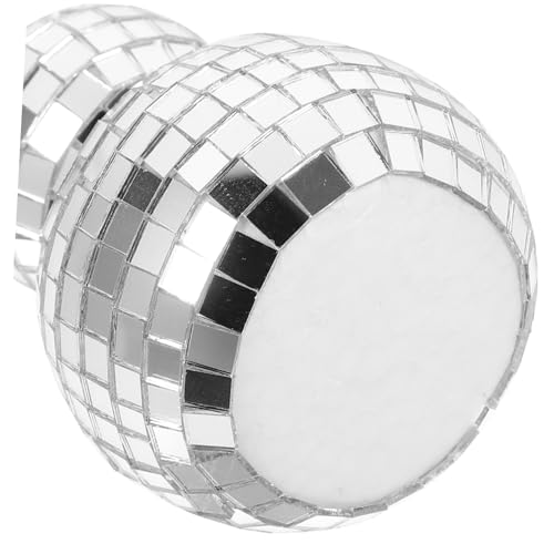 Bola espejada decorativa PRETYZOOM para fiestas, bodas y festividades — ornamentación colgante segura, ligera y reutilizable para ambiente festivo en hogar, bar o KTV miniatura 2