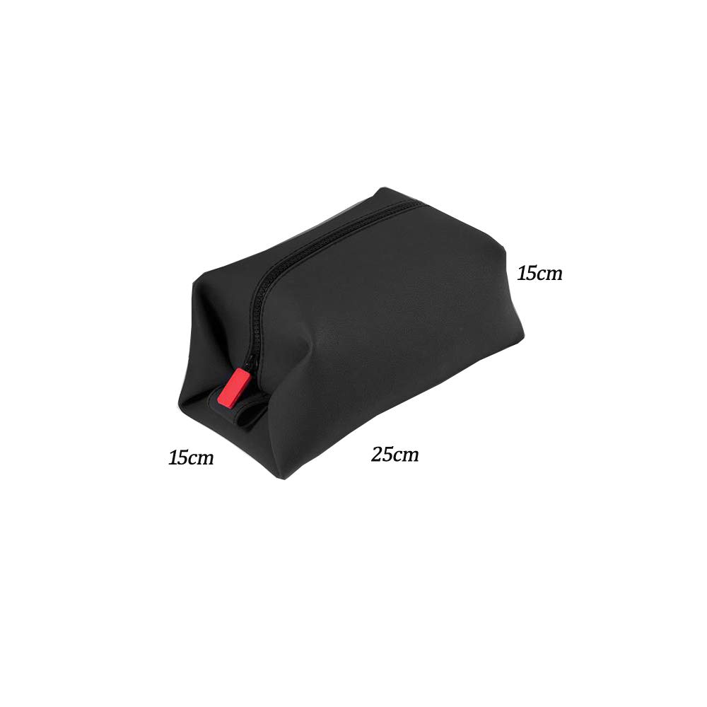 REYG Neceser Impermeable para Hombre Gran Capacidad Bolsa De Almacenamiento Portátil para Viajes Y Viajes De Negocios Negro 25 * 15 * 15 Cm,Black