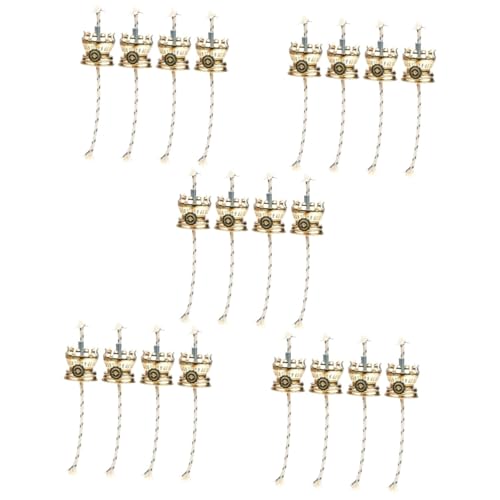 Levemolo 20pcs Kerosene Lamp Wick Holder Vintage Oil Lamp Replacement Wicks for Retro Lighting Easy to Install Design for Home Decor
