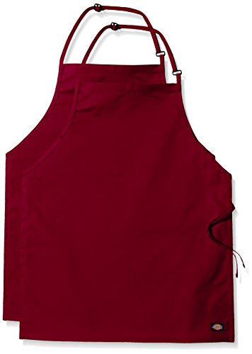 Dickies Chef Uniform Apron, One Size, Burgundy