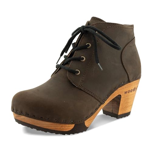 Bottines Nora Woody Femme Café 41 | Vos alliées pour flâner en ville