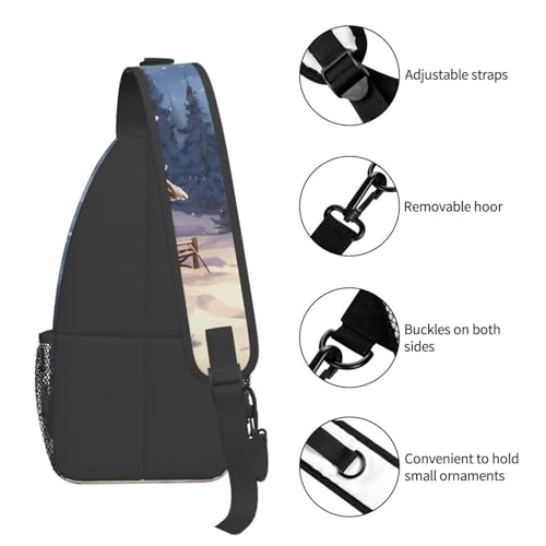 Bolso cruzado pequeño para senderismo unisex miniatura 5