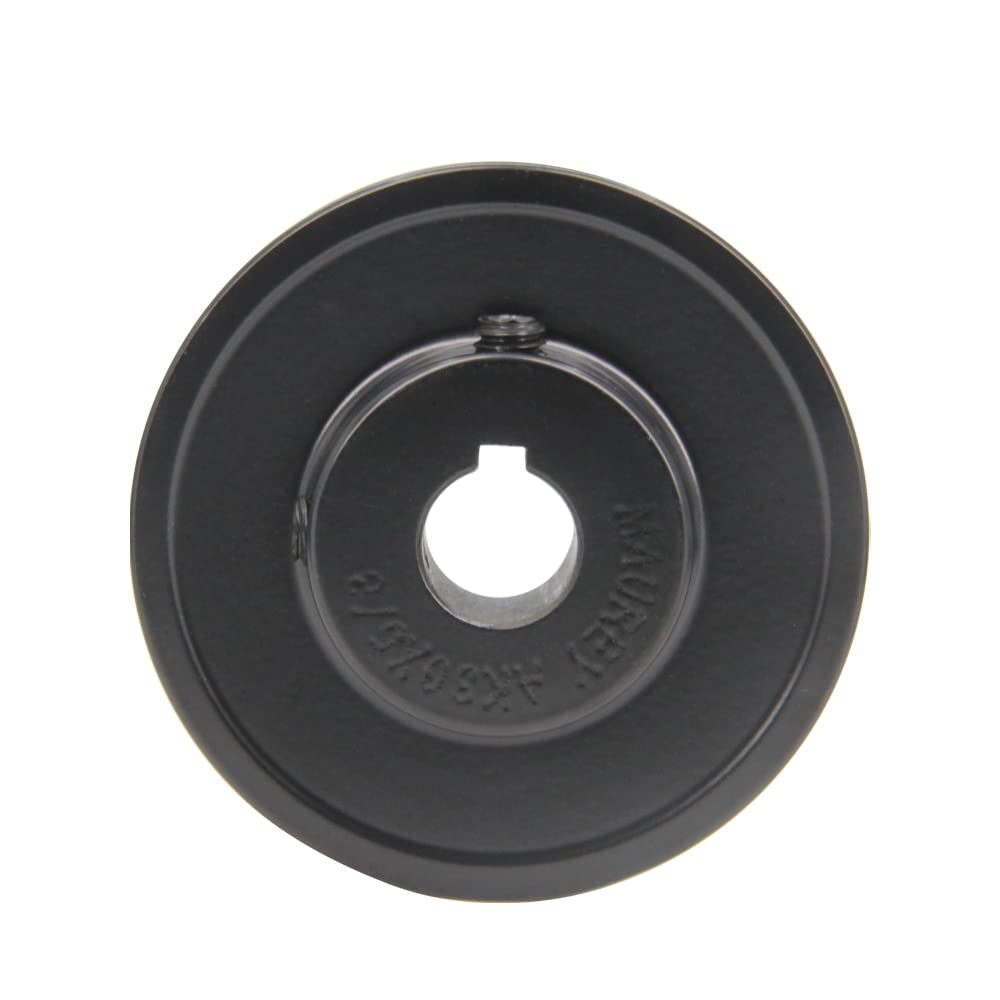 AK30 Réas Web à rainure unique, 3,0" OD 5/8" Alésage V-Belt Poulie Fonte pour courroie trapézoïdale (5/8"Bore-3"OD,1Groove)