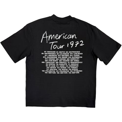 T-Shirt Mixte The Rolling Stones Rock Off Side B Edition Exclusive Tour 72 - 2