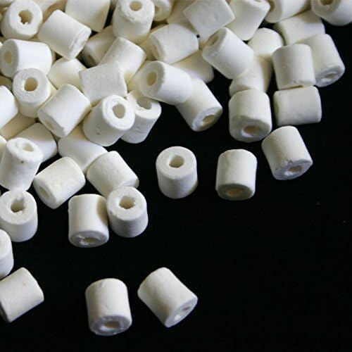 Miniatura 2 de Aquapapa Medios de filtro de acuario, anillos de cerámica bio a granel para pecera, filtro de recipiente, estanque, arrecife de coral (5 libras)