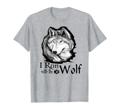 Ich renne mit dem Wolf T-Shirt Cover
