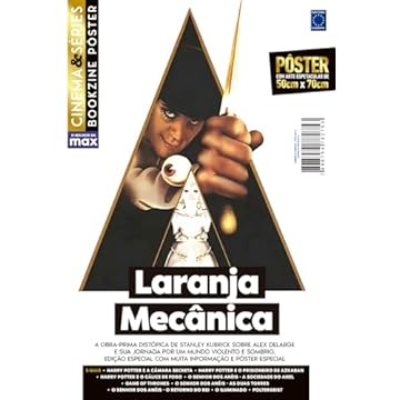 Capa do livro Laranja Mecânica - Superpôster Cinema e Séries