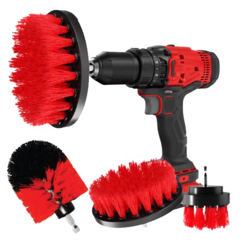 CLEANZOID Drill Brush Set Attachment Kit Pack of 3 - All Purpose Power Scrubber Cleaning Set for Grout, Tiles, Sinks, Bathtub, Bathroom and Kitchen Surface (Drill Not Included) CLEANZOID Drill Brush Set Attachment Kit Pack of 3 - All Purpose Power Scrubber Cleaning Set for Grout, Tiles, Sinks, Bathtub, Bathroom and Kitchen Surface (Drill Not Included)