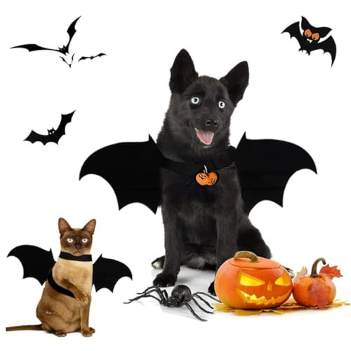 Disfraz de alas de murciélago para perros y gatos talla pequeña miniatura 5