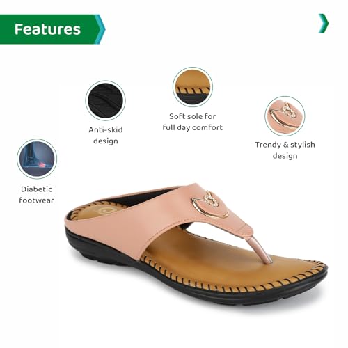 Image of ORTHO JOY Fancy doctor Slipper for women | Fancy Comfortable & Stylish Ortho Slipper for women