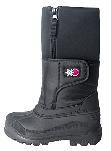 SnowStoppers Snow Boots, Toddler 7/8, Black - Thumbnail 6