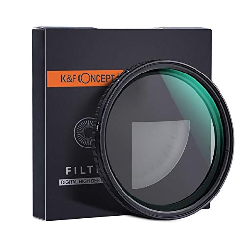 Amazon | K&F Concept NANO-X 可変NDフィルター 55mm ND2~ND32 KF