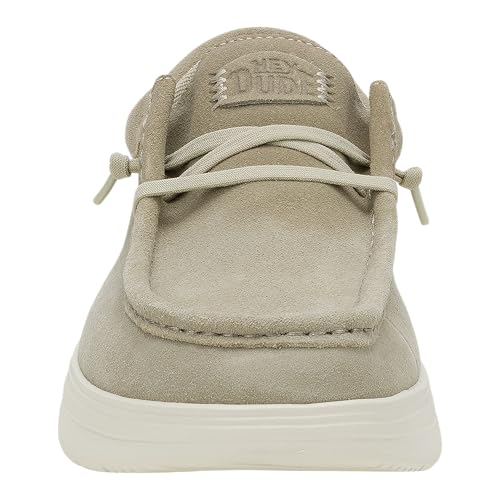 Image of HEYDUDE Men's Wally Comf Suede Slip-On Loafers | Lightweight Men's Casual Shoes | Extra Plush Midsole Padding for Everyday Wear