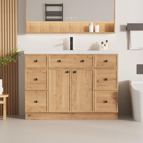 Luckwind 48 Modern Bathroom Vanity Sink Combo
