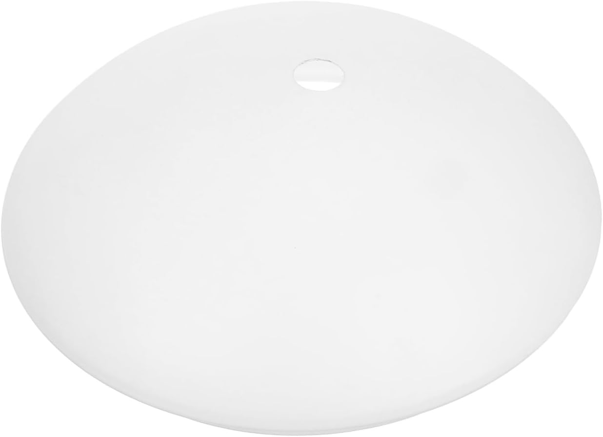 Solustre Ceiling Light Shade Cover Round Lampshade Cover with Hole Pvc Plastic
