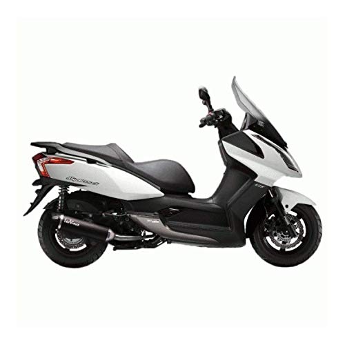 Escape de moto Leo vinci completo con silenciador para KYMCO super dink 125 2009 al 2016 con copa de carbono