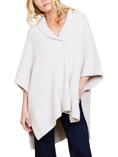 Barefoot Dreams Women's CozyChic Shawl Collar Poncho