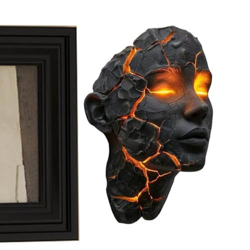 Luz de pared 3D de alma rota para crear un ambiente gótico y relajante en tu dormitorio
