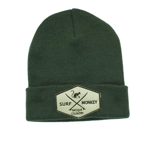 Bonnet Surf Monkey contre le froid en coton biologique doux taille unique