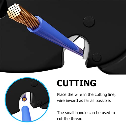 Image of Knoweasy Wire Stripper : 2-in-1 Heavy Duty Wire Stripper Plier and Cutter for 32-7 AWG (0.03mm-10mm), Essential Stripping and Cutting Tool for Professionals and DIY Enthusiasts